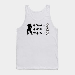 Street Fighter Moves - Ryu Tank Top